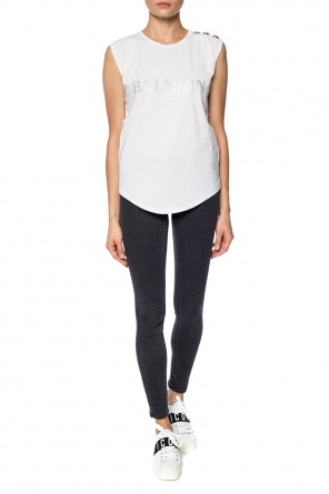 Top z nadrukowanym logo, zdjęcie 2 Top z nadrukowanym logo od Balmain